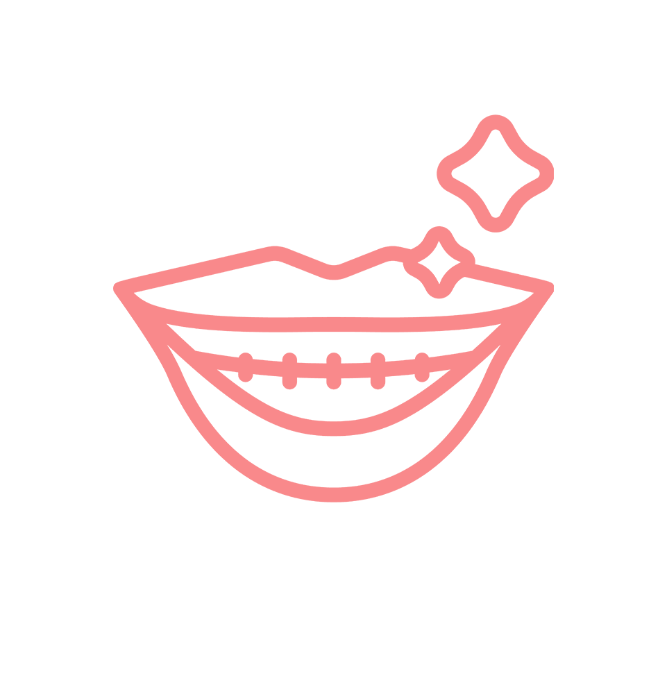sparkling smile icon