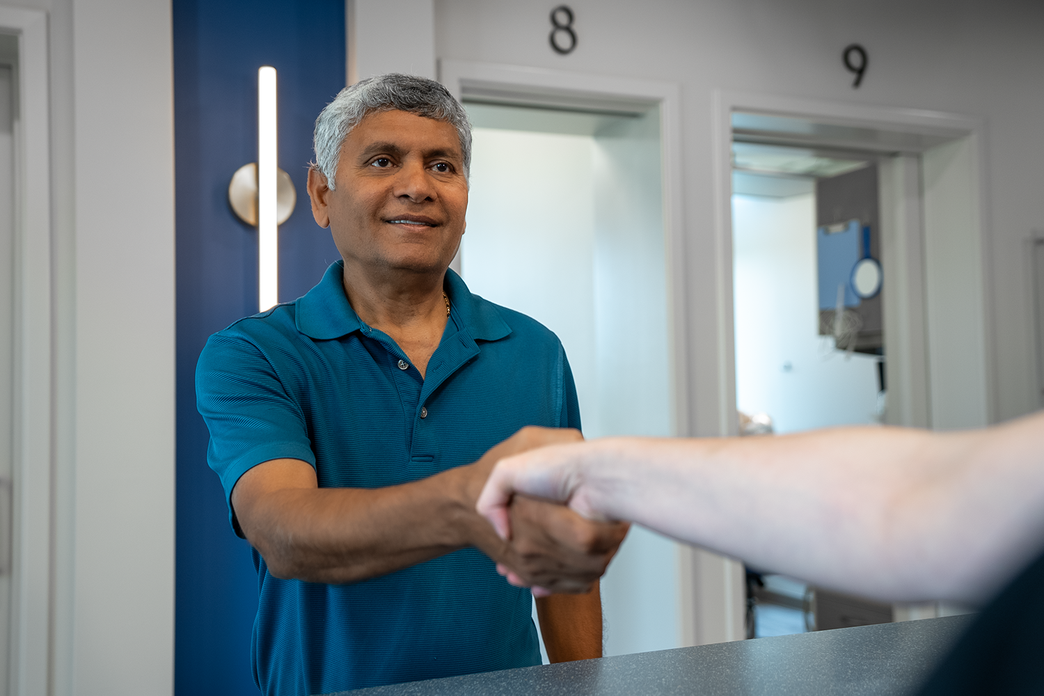Consultation before a dental appointment