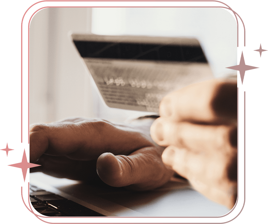 person paying